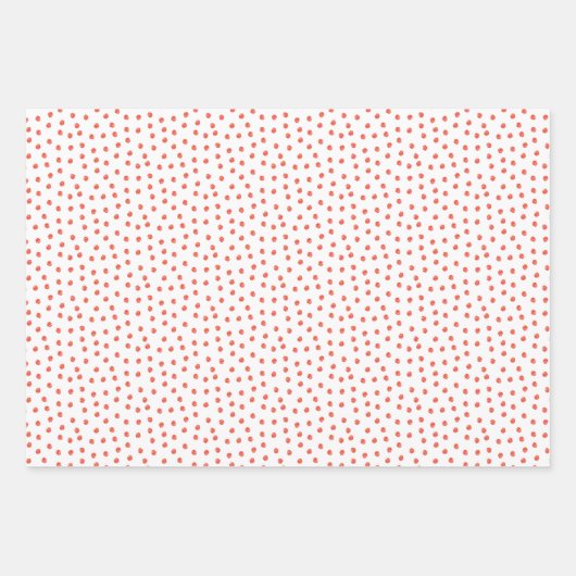 Handgezeichnet Buchsen Urlaubspapier - rot Geschenkpapier Set (Vorderseite 3)