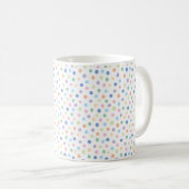 Handgezeichnet Confetti Dots Moderne Muster Kaffee Kaffeetasse (VorderseiteRechts)