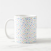 Handgezeichnet Confetti Dots Moderne Muster Kaffee Kaffeetasse (Links)
