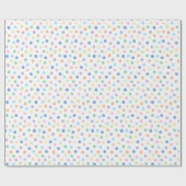 Handgezeichnet Confetti Dots Modernes Mustertuch Geschenkpapier (Flach)