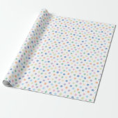 Handgezeichnet Confetti Dots Modernes Mustertuch Geschenkpapier (Ungerollt)