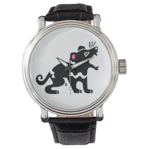 Handgezeichnet - Cooles Tasmanisches DEVIL- Marsup Armbanduhr
