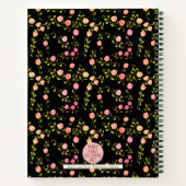 HandGezeichnet Cotattcore-Rose Personalisiert Notizblock (Rückseite)