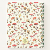 HandGezeichnet Cotattecore Mushroom Nature Lover Notizblock (Rückseite)