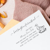 Handgezeichnet Entenfarm Fresh Eggs Karton Gummistempel