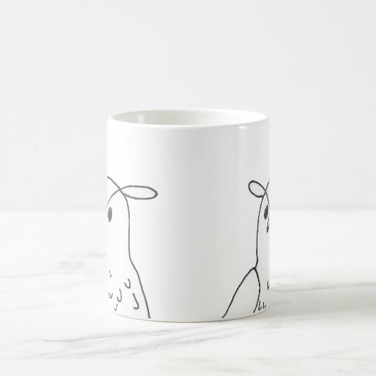 Handgezeichnet Eule Kaffeetasse (Mittel)