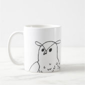 Handgezeichnet Eule Kaffeetasse (Links)