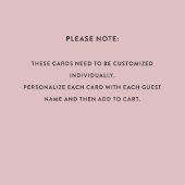 HandGezeichnet Frame Brautparty Platzkarte Tischnummer