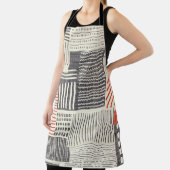 Handgezeichnet geometrische Streifen, nahtlos. Schürze (InSitu)