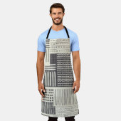 Handgezeichnet geometrische Streifen, nahtlos. Schürze (Getragen)