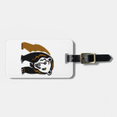 Handgezeichnet - Grizzly BAR- Wildlife - Natur - Gepäckanhänger (Vorderseite horizontal)