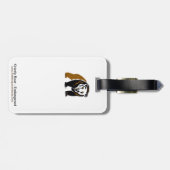 Handgezeichnet - Grizzly BAR- Wildlife - Natur - Gepäckanhänger (Rückseite horizontal)