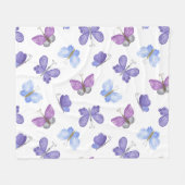 "HandGezeichnet Herzdesign | Whimsisch und romanti Fleecedecke (Vorderseite (Horizontal))