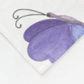 "HandGezeichnet Herzdesign | Whimsisch und romanti Fleecedecke (Ecke)