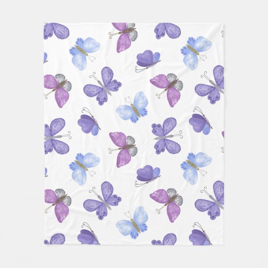 "HandGezeichnet Herzdesign | Whimsisch und romanti Fleecedecke (Vorderseite)