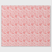 "HandGezeichnet Herzdesign | Whimsisch und romanti Geschenkpapier (Flach)