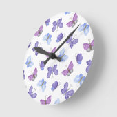 "HandGezeichnet Herzdesign | Whimsisch und romanti Runde Wanduhr (Winkel)