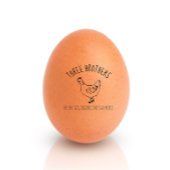 Handgezeichnet Hühner Einfache Bauerneier Kleine Gummistempel