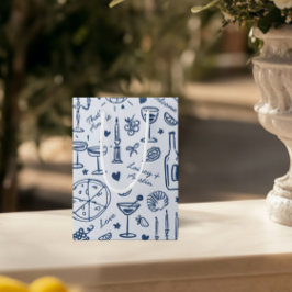 HandGezeichnet Illustrierte Hochzeitsgeschenktasch Mittlere Geschenktüte