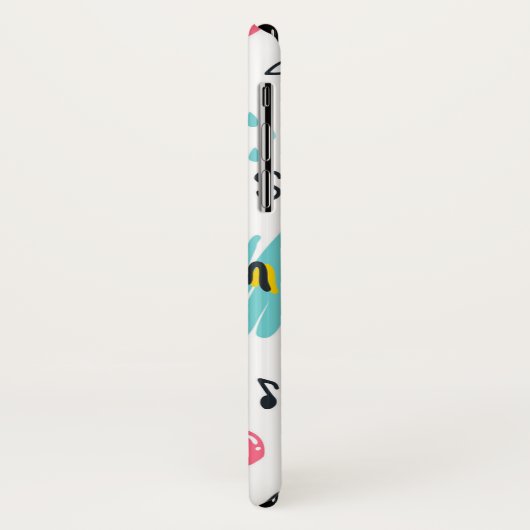 Handgezeichnet in süßer Farbe Case-Mate iPhone Hülle (Hinten/Links)