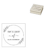 Handgezeichnet Individuelle Name aus der Bibliothe Gummistempel (Stempel)