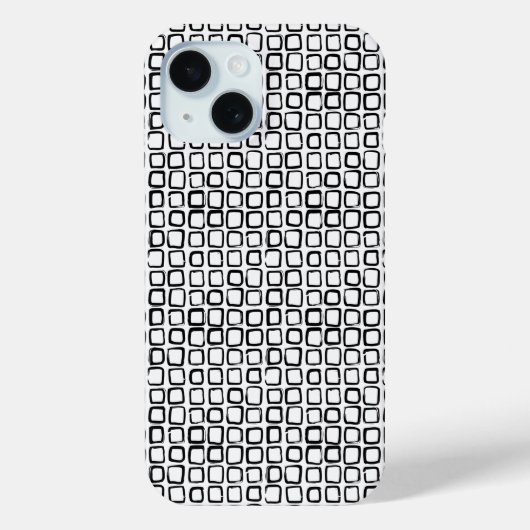 HandGezeichnet iPhone Case für die Raster-Mate-Gri (Rückseite)