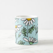 HandGezeichnet Kamillenmuster. Kaffeetasse (Mittel)