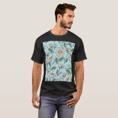 HandGezeichnet Kamillenmuster. T-Shirt (Vorne ganz)