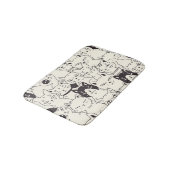 Handgezeichnet Katzen doodeln nahtlos. Badematte (Schrägansicht)