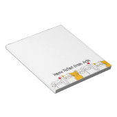 HandGezeichnet Kitty Modern Cat mit Individuelle N Notizblock (angewinkelt)