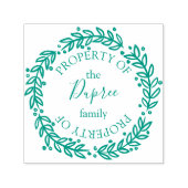 Handgezeichnet Kranz-Eigenschaft Permastempel (Design)