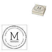 Handgezeichnet Kreise | Benutzerdefinierte erste R Gummistempel (Stempel)