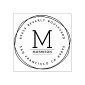 Handgezeichnet Kreise | Benutzerdefinierte erste R Gummistempel (Prägung)