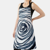 Handgezeichnet Kreise Spiralmuster mit abstraktem Schürze (InSitu)
