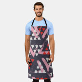 HandGezeichnet künstlerisches Musterdisplay Schürze (Getragen)