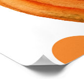 Handgezeichnet Kürbis: Wasserfarbe Halloween-Muste Poster (Ecke)