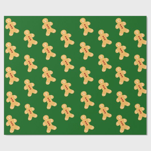 HandGezeichnet Lebkuchenwackelpapier Geschenkpapier (Flach)