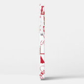 handgezeichnet Liebe-Doodles Case-Mate iPhone Hülle (Rückseite / Links)