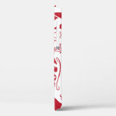 Handgezeichnet Liebe Doodles, charmantes Muster. Case-Mate iPhone Hülle (Rückseite / Links)