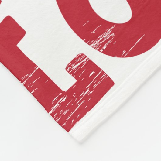 handgezeichnet Liebe-Doodles  Fleecedecke (Ecke)