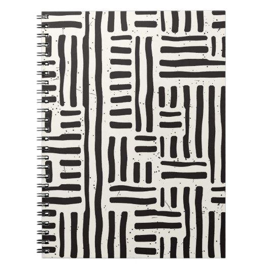 Handgezeichnet Linien, grungy nahtlose Textur. Notizblock (Vorderseite)