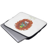 HandGezeichnet Löwenkunst | 13" Neoprenschlauch Laptopschutzhülle (Vorne Knopf)