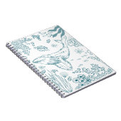 Handgezeichnet Meeresleben Notizblock (Rechte Seite)