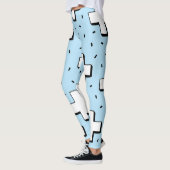 HandGezeichnet Muster mit Plus Zeichen. Leggings (Links)
