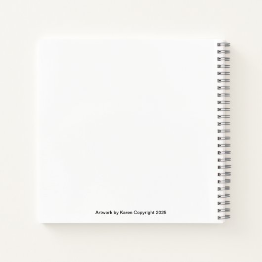 HandGezeichnet Neon-Sternexplosion Notizblock (Rückseite)