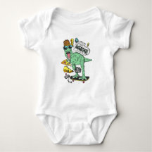 HandGezeichnet Niedlicher Dinosaurier Baby Jersey