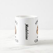 Handgezeichnet Nur ein Mädchen, das Zimtbäume Lieb Kaffeetasse (Mittel)