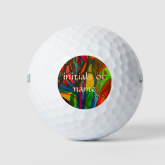 Handgezeichnet Original-Kunstwerk. Golfball