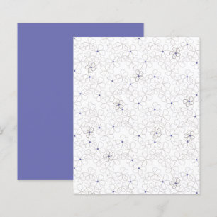 Handgezeichnet Periwinkle-Blume-Scrapbook