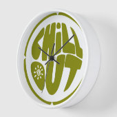 Handgezeichnet Phrase in Kugelform Uhr (Winkel)